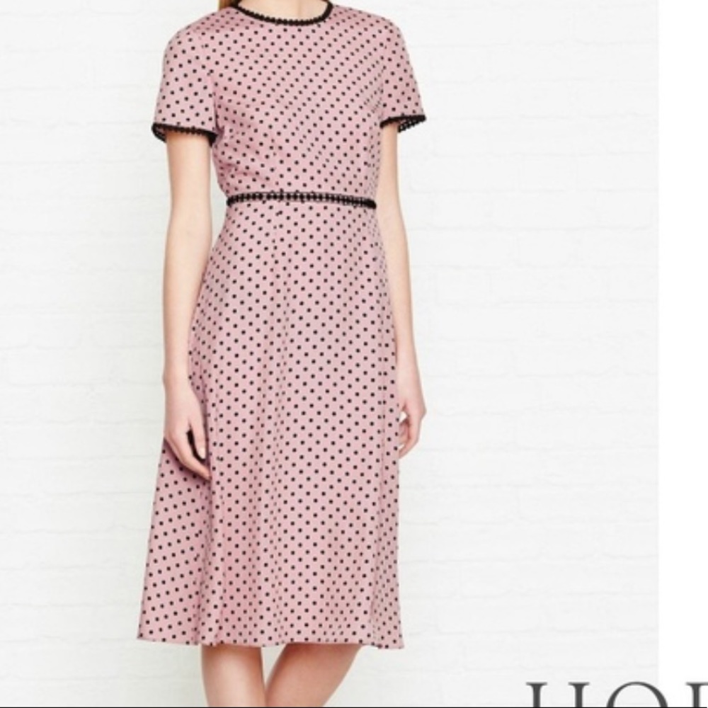 Hobbs of London Maria Polka Dot Dress